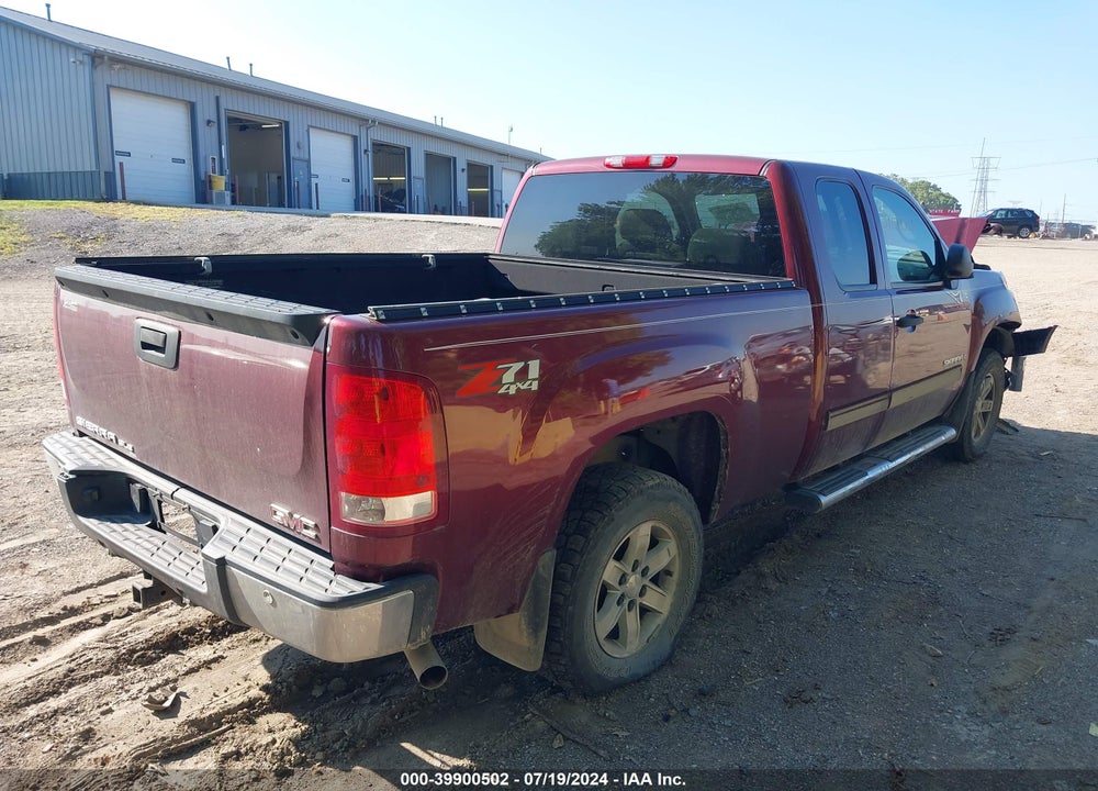2009 GMC SIERRA 1500 SLE VIN: 1GTEK29J39Z218899