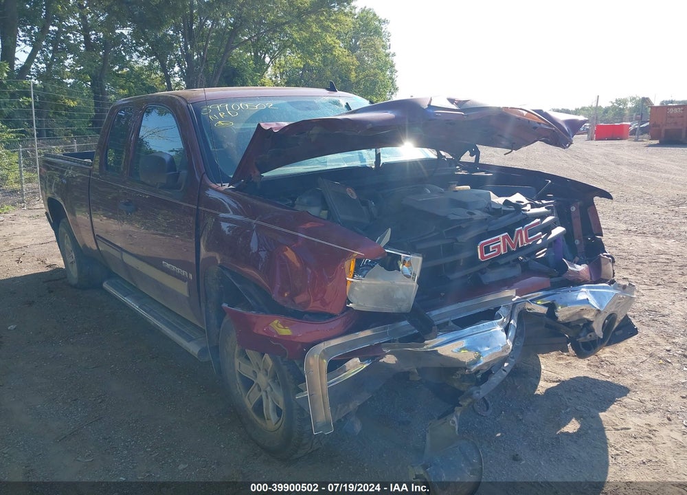 2009 GMC SIERRA 1500 SLE VIN: 1GTEK29J39Z218899