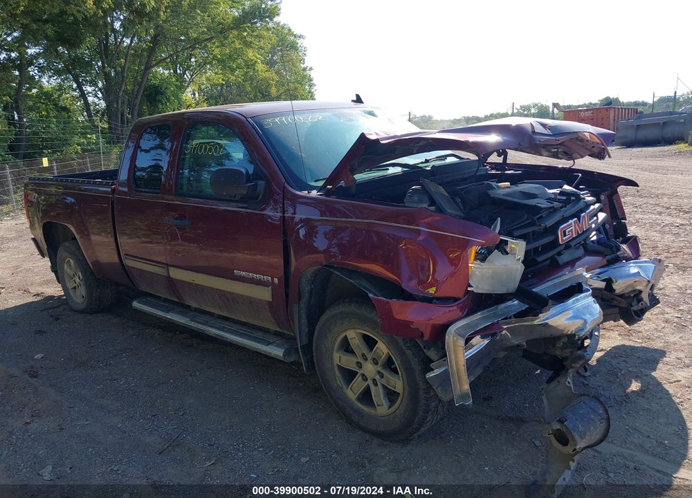 2009 GMC SIERRA 1500 SLE VIN: 1GTEK29J39Z218899
