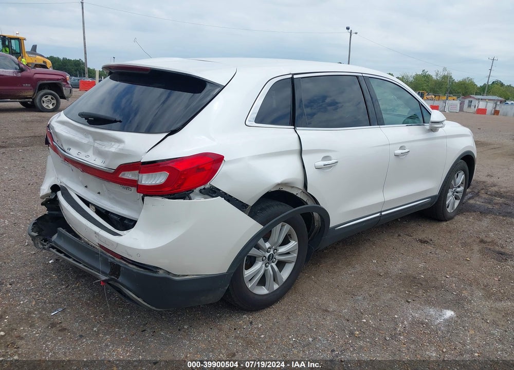 2016 LINCOLN MKX PREMIERE VIN: 2LMTJ8JR7GBL57349