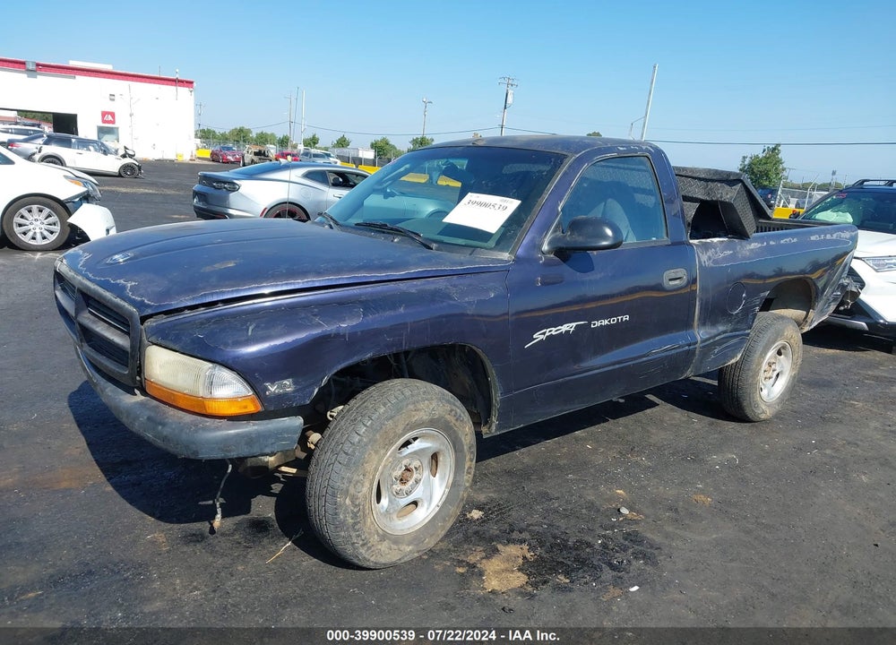 1999 DODGE DAKOTA SLT/SPORT VIN: 1B7GG26X7XS216419