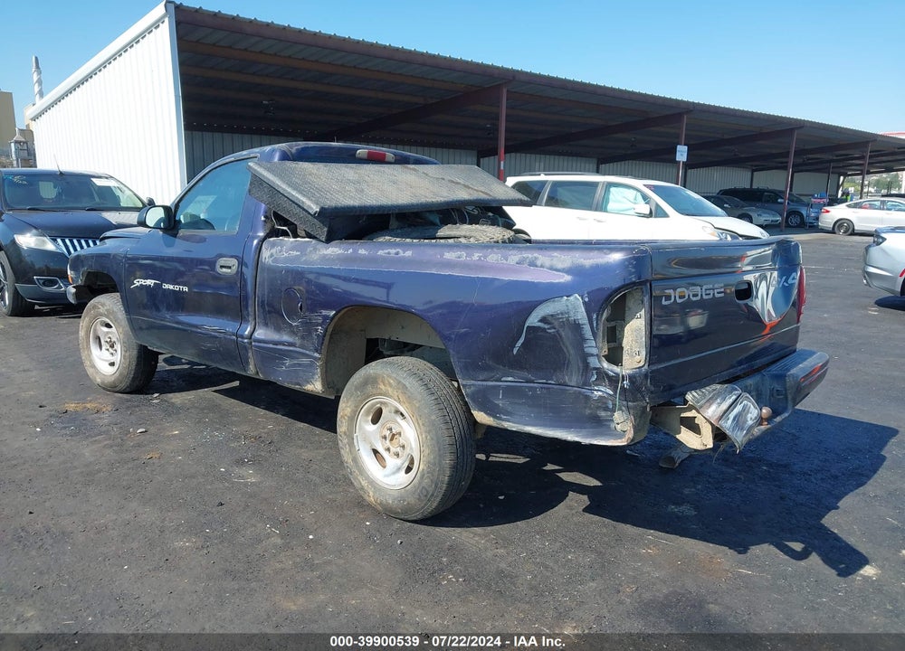 1999 DODGE DAKOTA SLT/SPORT VIN: 1B7GG26X7XS216419