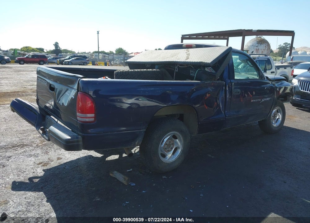 1999 DODGE DAKOTA SLT/SPORT VIN: 1B7GG26X7XS216419