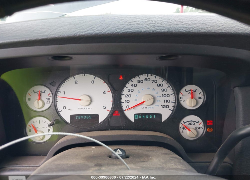 2004 DODGE RAM 2500 SLT/LARAMIE VIN: 3D3KU28C24G214133