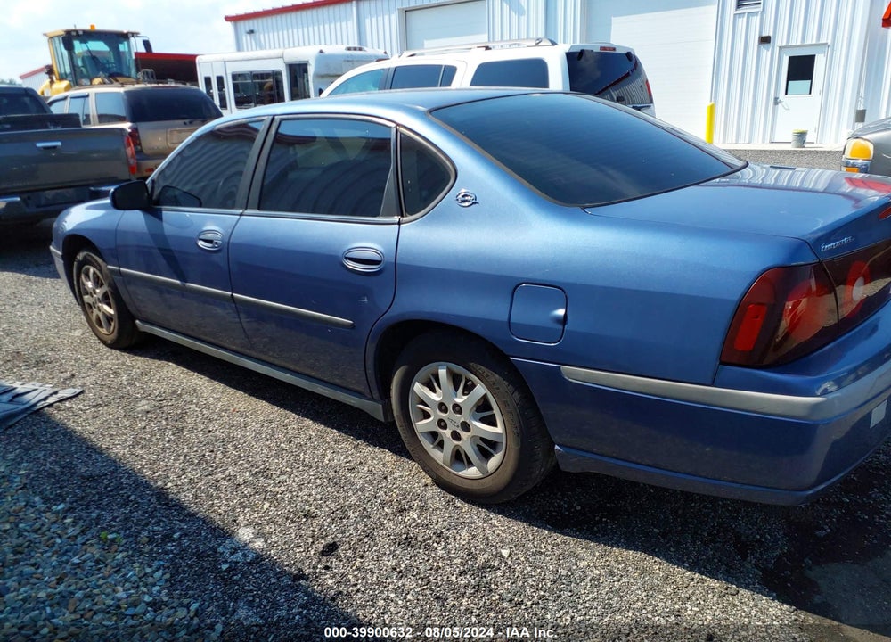 2000 CHEVROLET IMPALA VIN: 2G1WF55E5Y9139674