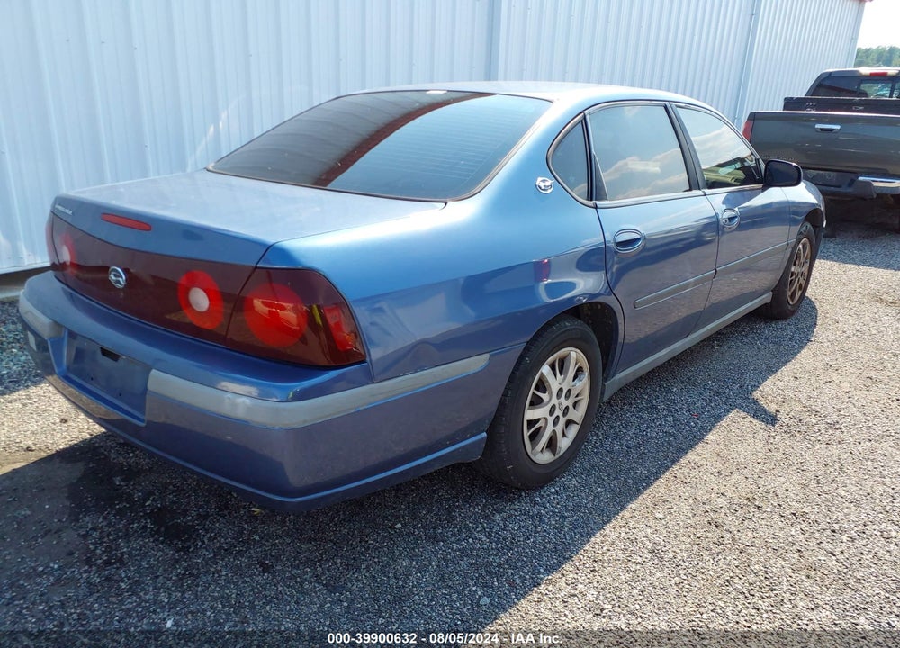 2000 CHEVROLET IMPALA VIN: 2G1WF55E5Y9139674