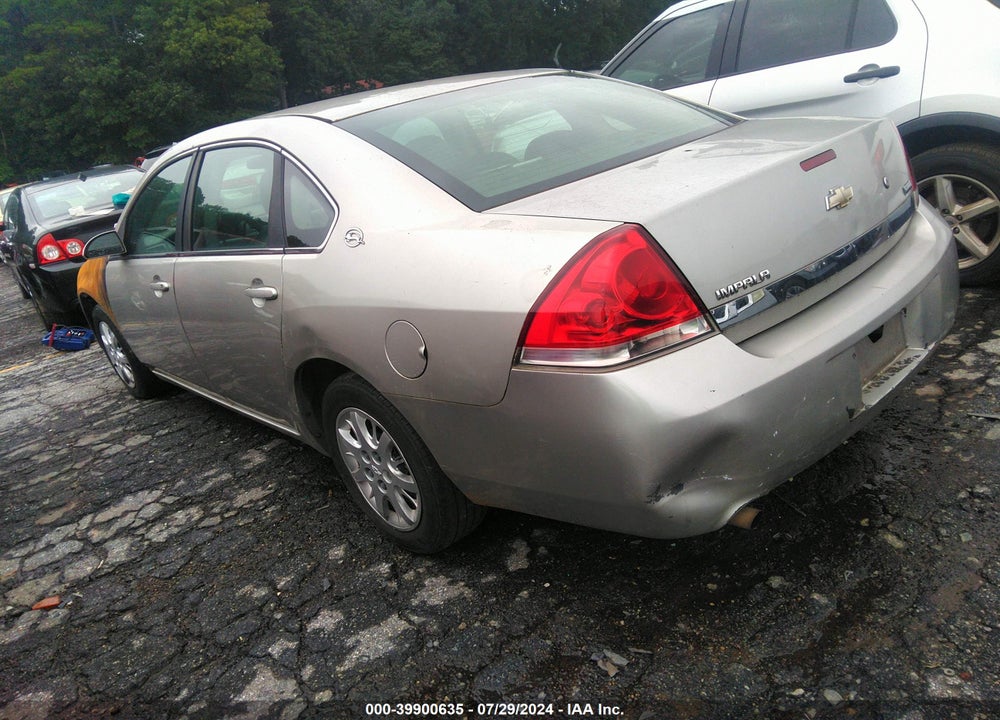 2008 CHEVROLET IMPALA POLICE VIN: 2G1WS583681352900