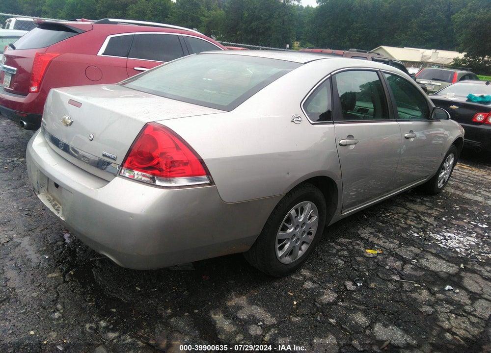 2008 CHEVROLET IMPALA POLICE VIN: 2G1WS583681352900