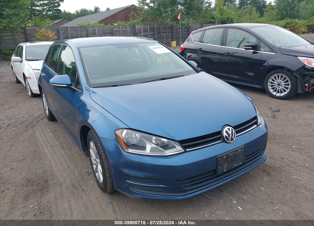 2015 VOLKSWAGEN GOLF TSI S 4-DOOR VIN: 3VW217AU7FM019485