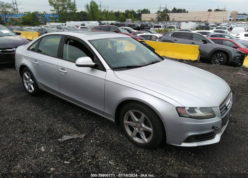 2009 AUDI A4 2.0T PREMIUM VIN: WAULF78K29N012996