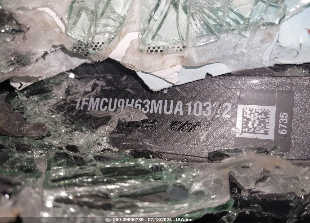 2021 FORD ESCAPE VIN: 1FMCU9H63MUA10322