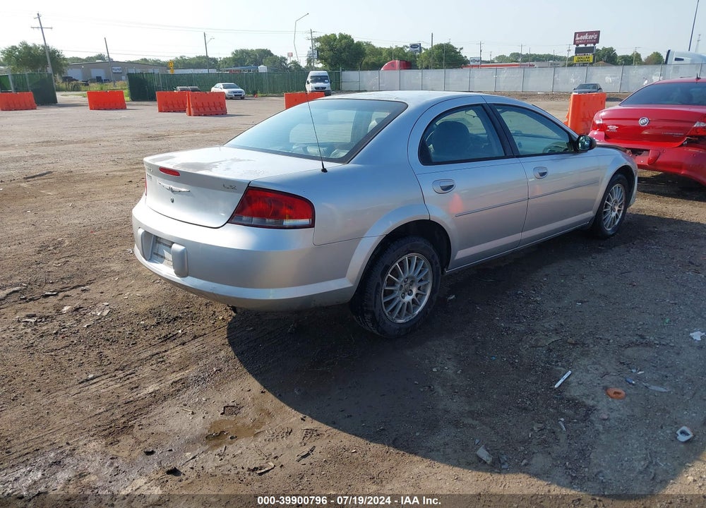 2004 CHRYSLER SEBRING LX VIN: 1C3EL46X84N125348