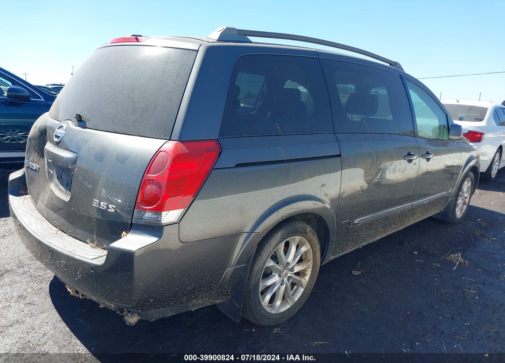 2006 NISSAN QUEST 3.5 S VIN: 5N1BV28U56N121773