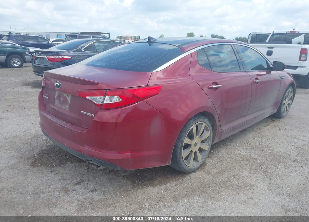 2013 KIA OPTIMA SX VIN: 5XXGR4A67DG244697