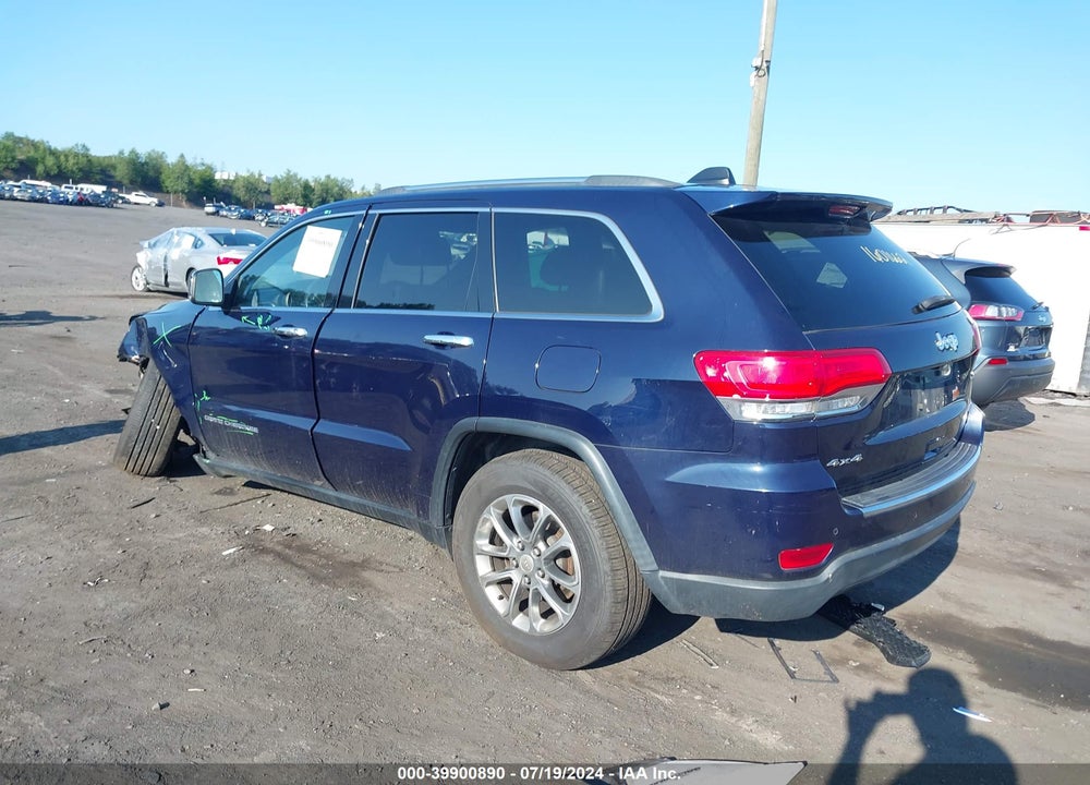 2015 JEEP GRAND CHEROKEE LIMITED VIN: 1C4RJFBG2FC877257