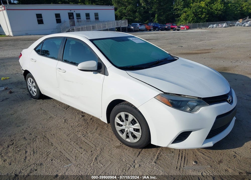 2014 TOYOTA COROLLA L VIN: 2T1BURHE0EC091351