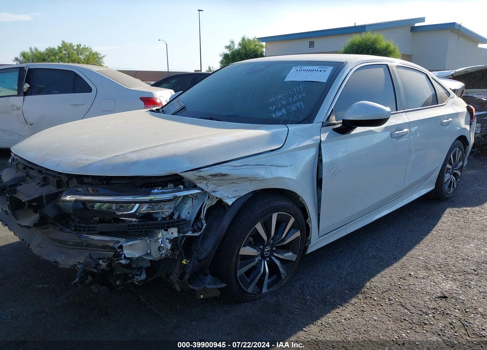 2022 HONDA CIVIC EX VIN: 2HGFE1F7XNH323899