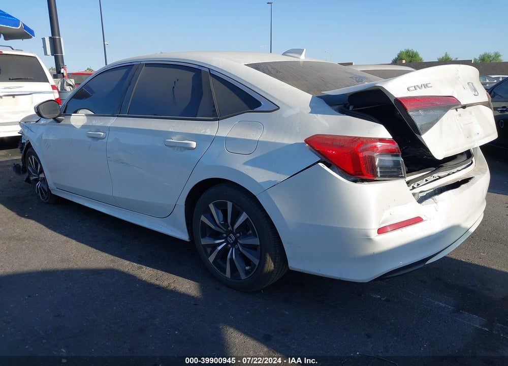2022 HONDA CIVIC EX VIN: 2HGFE1F7XNH323899