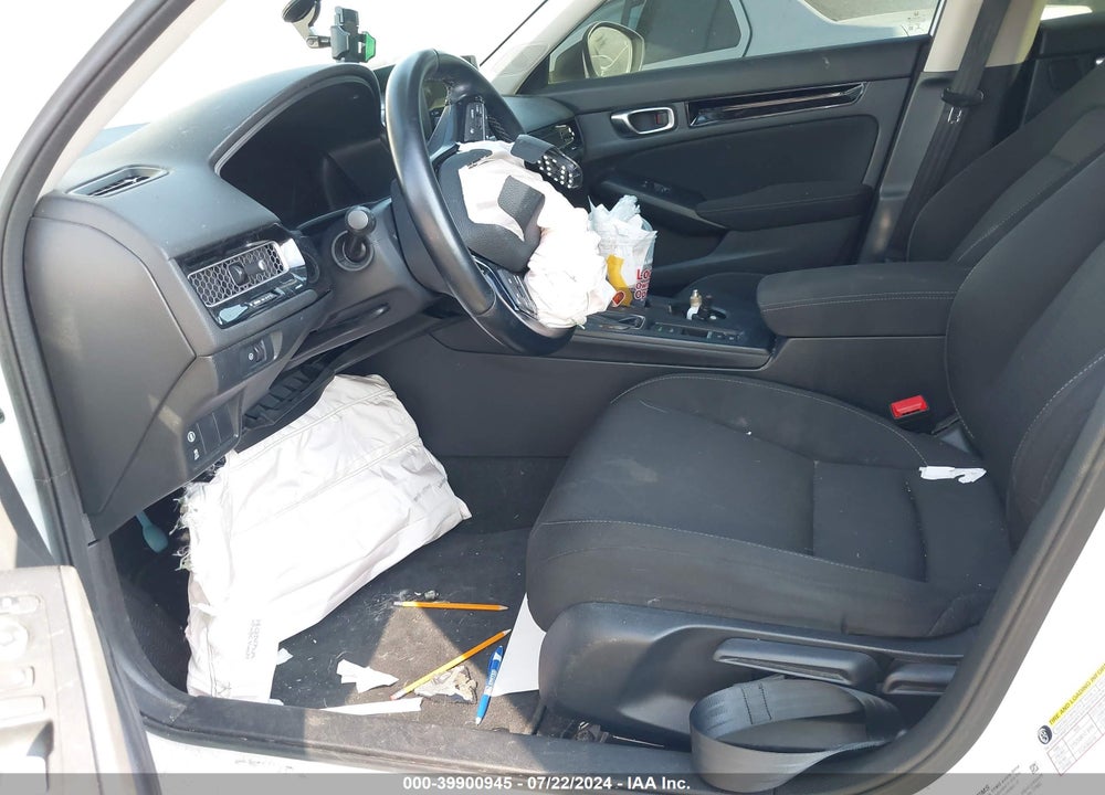 2022 HONDA CIVIC EX VIN: 2HGFE1F7XNH323899