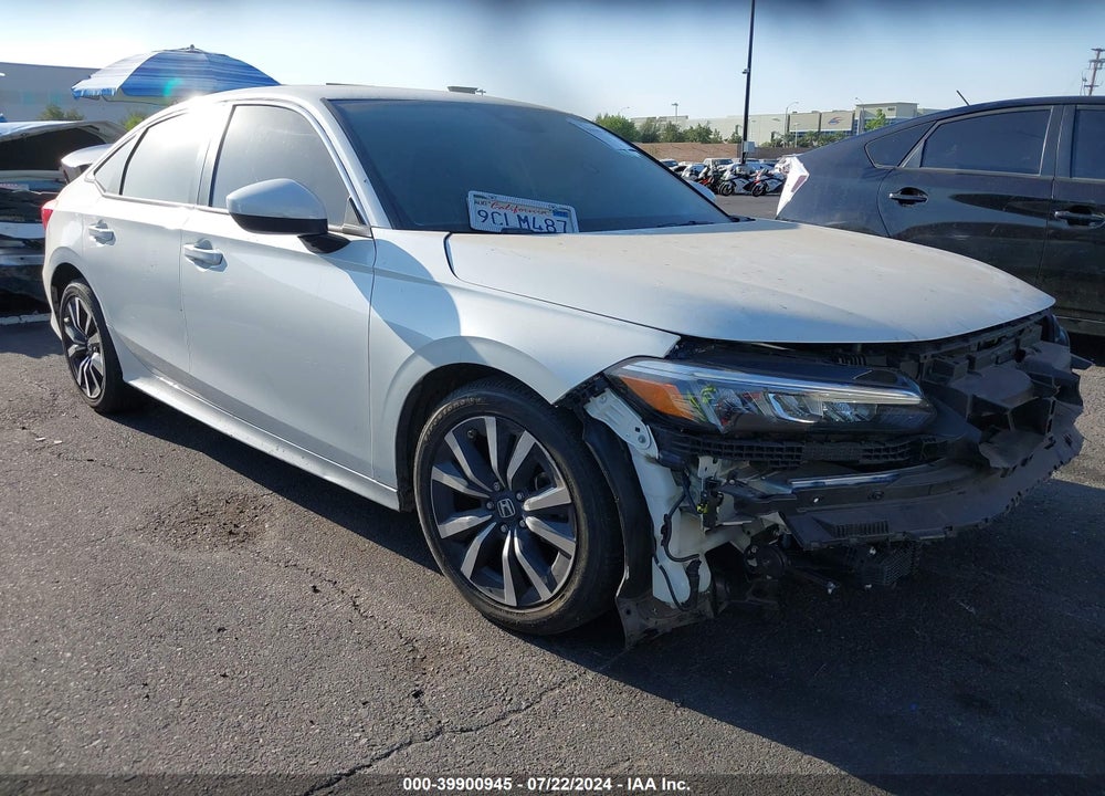 2022 HONDA CIVIC EX VIN: 2HGFE1F7XNH323899