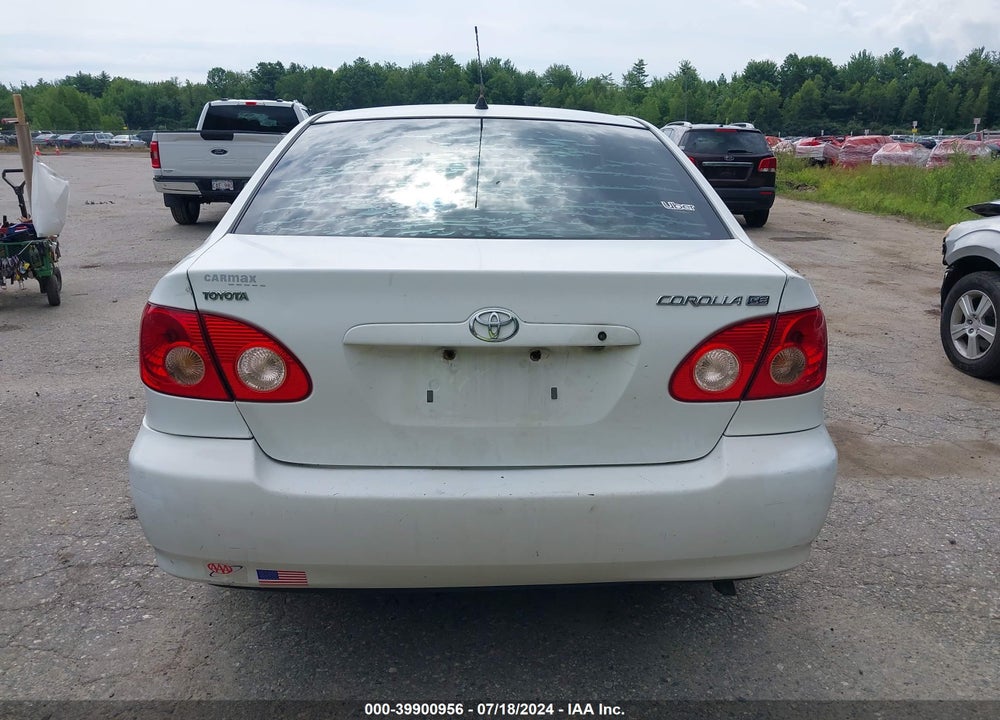 2006 TOYOTA COROLLA CE VIN: 1NXBR32E76Z728615