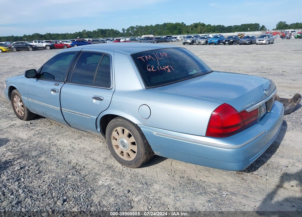 2003 MERCURY GRAND MARQUIS LS VIN: 2MEFM75W13X621451