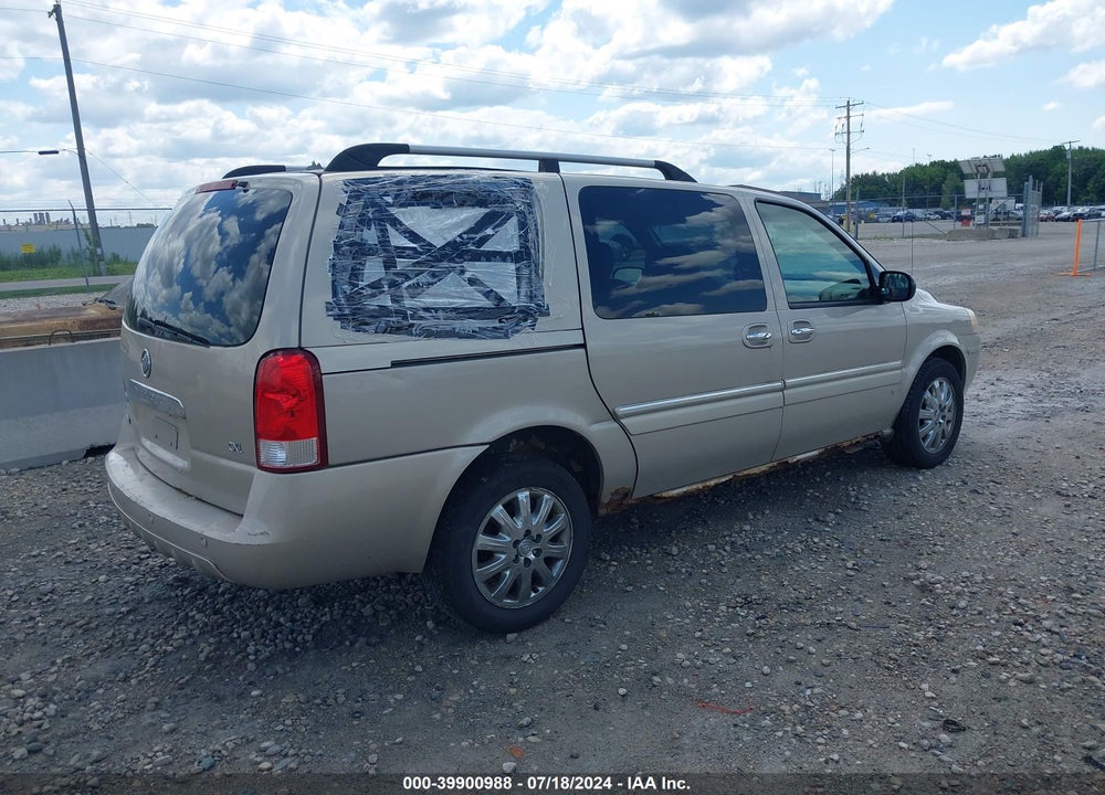 2007 BUICK TERRAZA CXL VIN: 5GADV33W67D166404