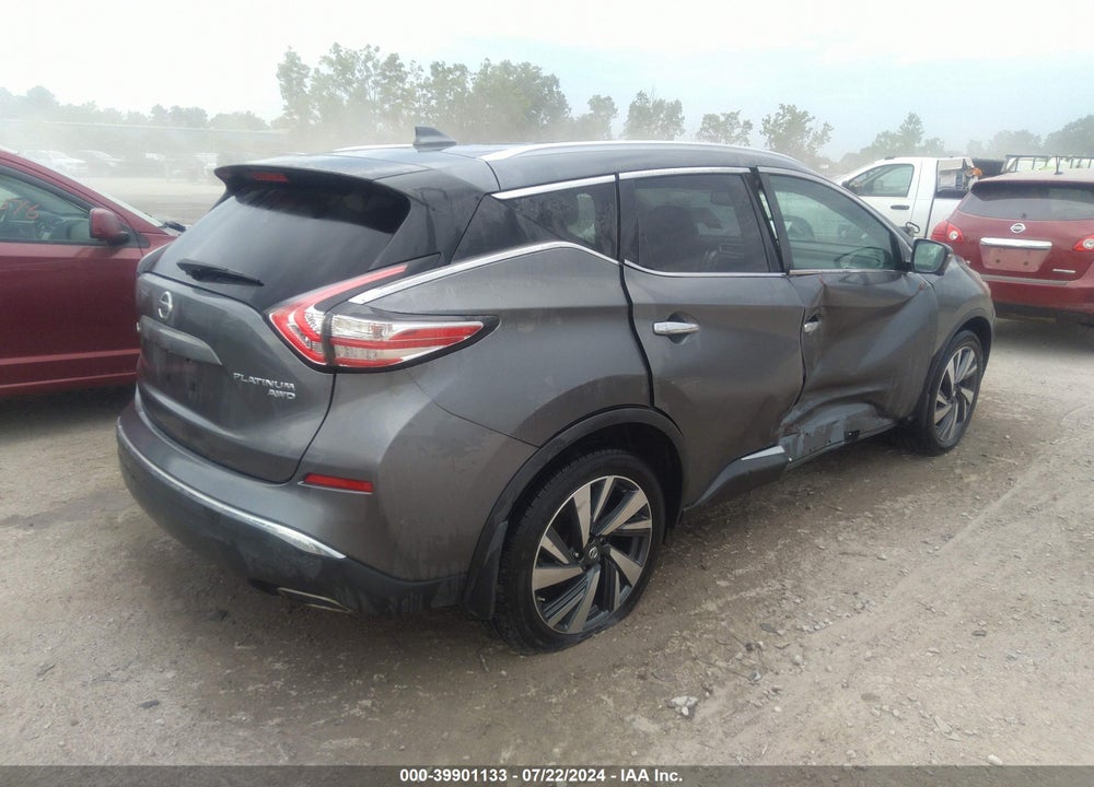 2016 NISSAN MURANO PLATINUM VIN: 5N1AZ2MHXGN147439