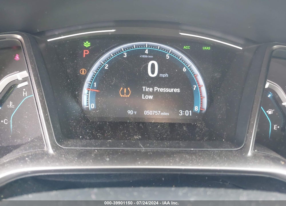 2019 HONDA CIVIC EX VIN: SHHFK7H61KU203679