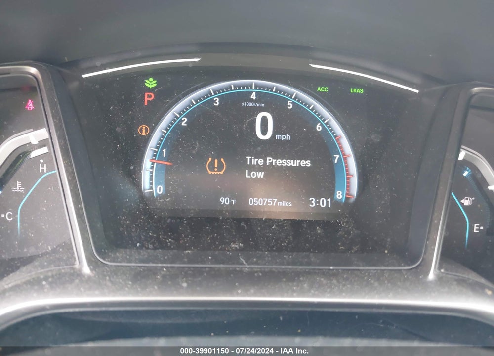 2019 HONDA CIVIC EX VIN: SHHFK7H61KU203679