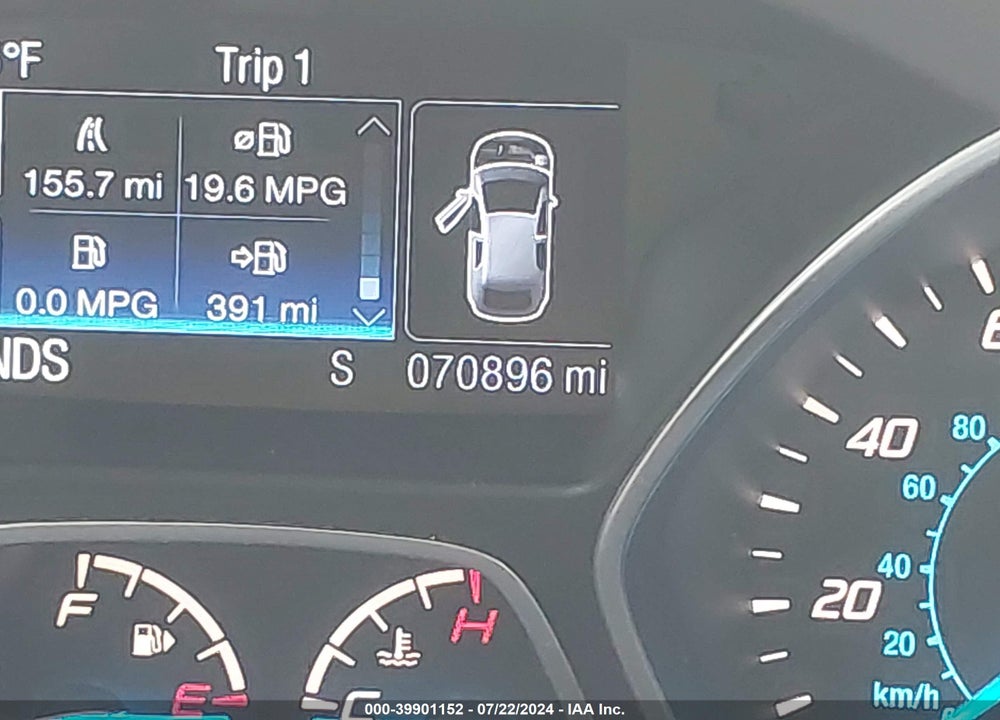 2016 FORD ESCAPE SE VIN: 1FMCU9G99GUB31663