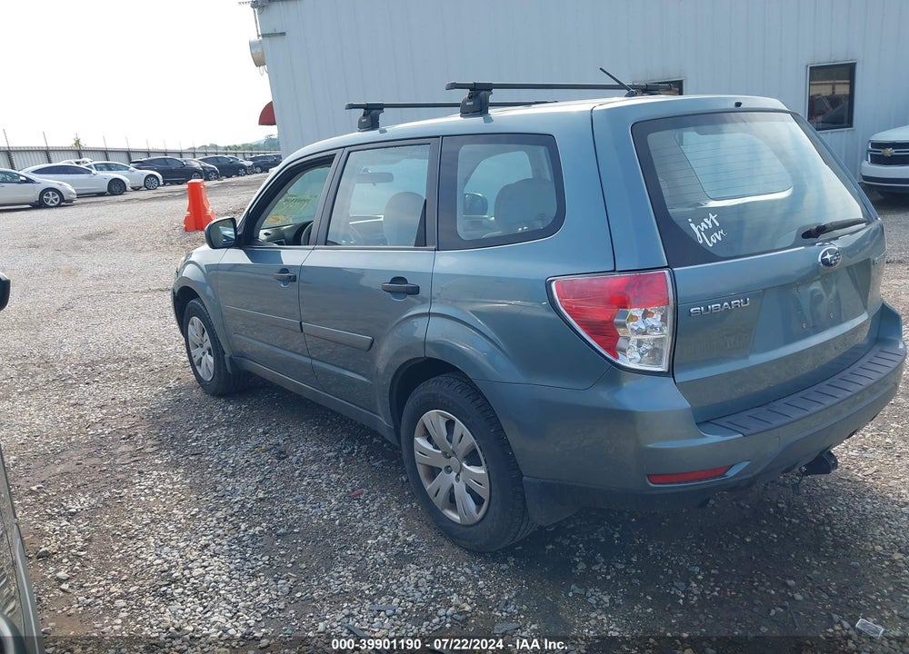 2009 SUBARU FORESTER 2.5X VIN: JF2SH61689H714627