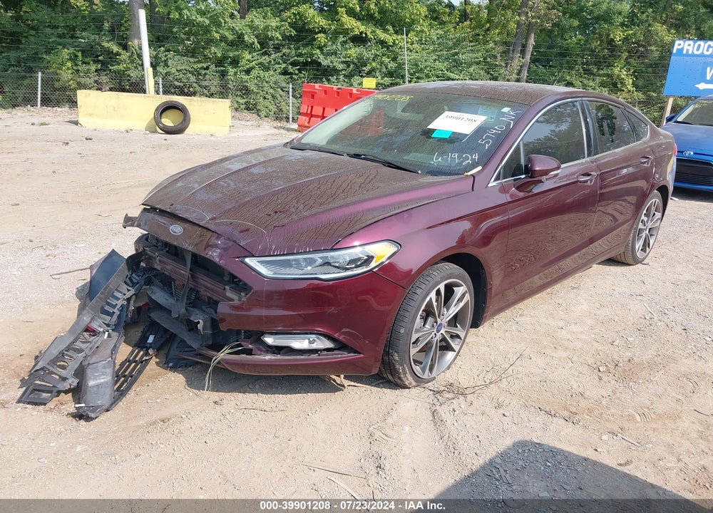 2017 FORD FUSION TITANIUM VIN: 3FA6P0K97HR205740