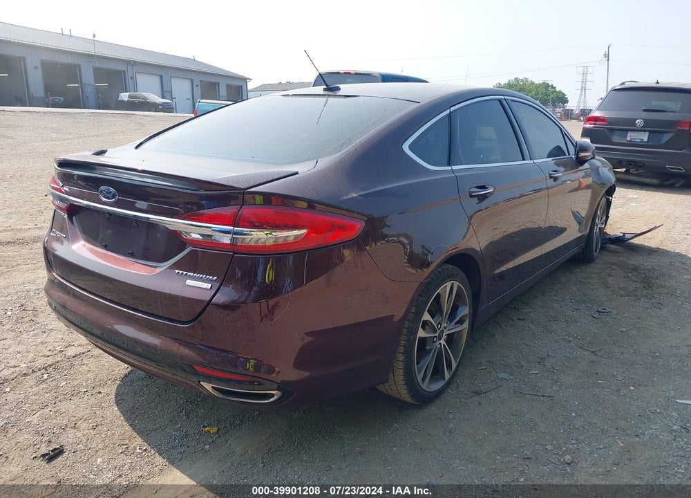 2017 FORD FUSION TITANIUM VIN: 3FA6P0K97HR205740