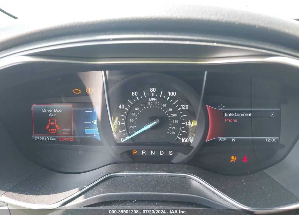 2017 FORD FUSION TITANIUM VIN: 3FA6P0K97HR205740