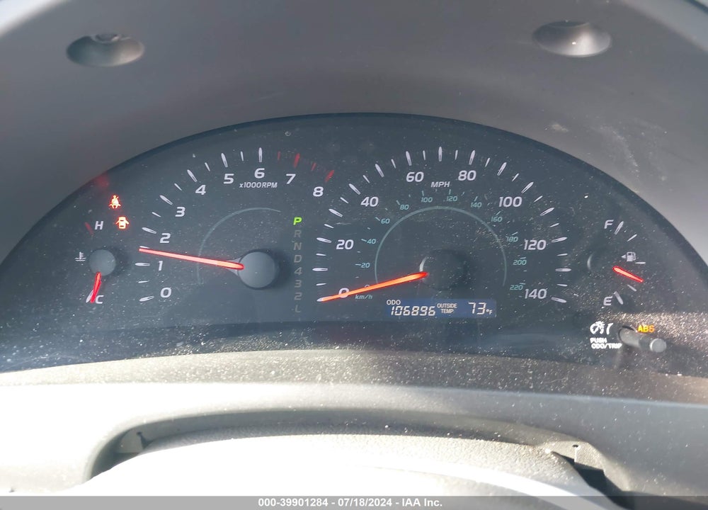 2008 TOYOTA CAMRY LE VIN: 4T1BE46K68U751646