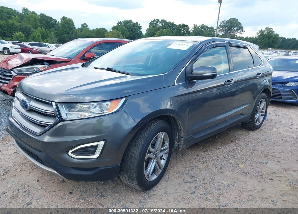 2016 FORD EDGE TITANIUM VIN: 2FMPK4K91GBB23189