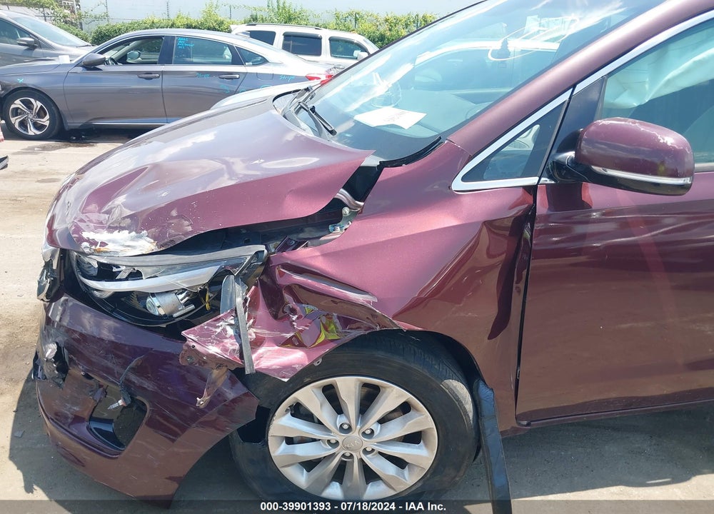 2016 KIA SEDONA EX VIN: KNDMC5C11G6159367