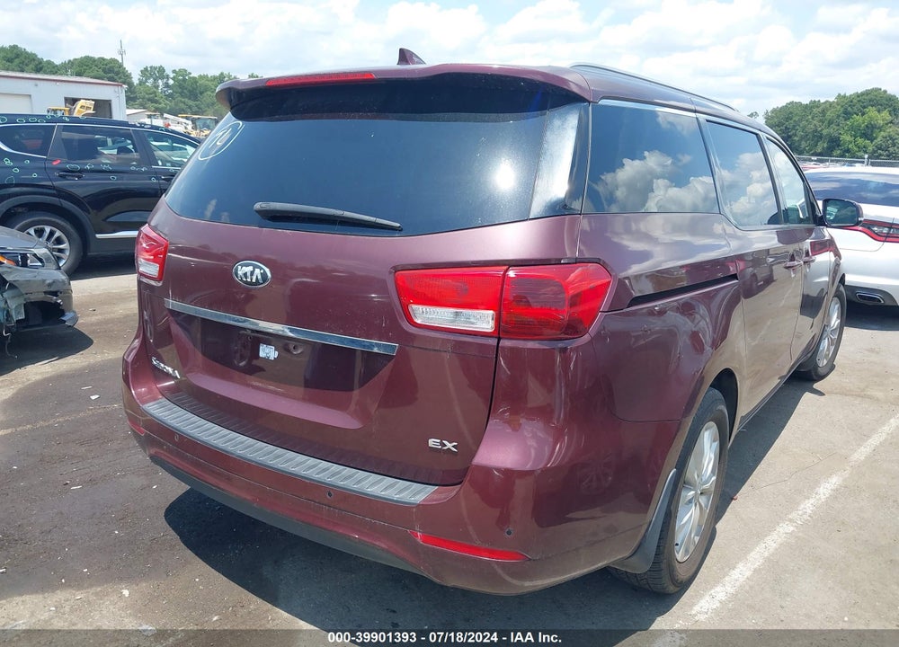 2016 KIA SEDONA EX VIN: KNDMC5C11G6159367