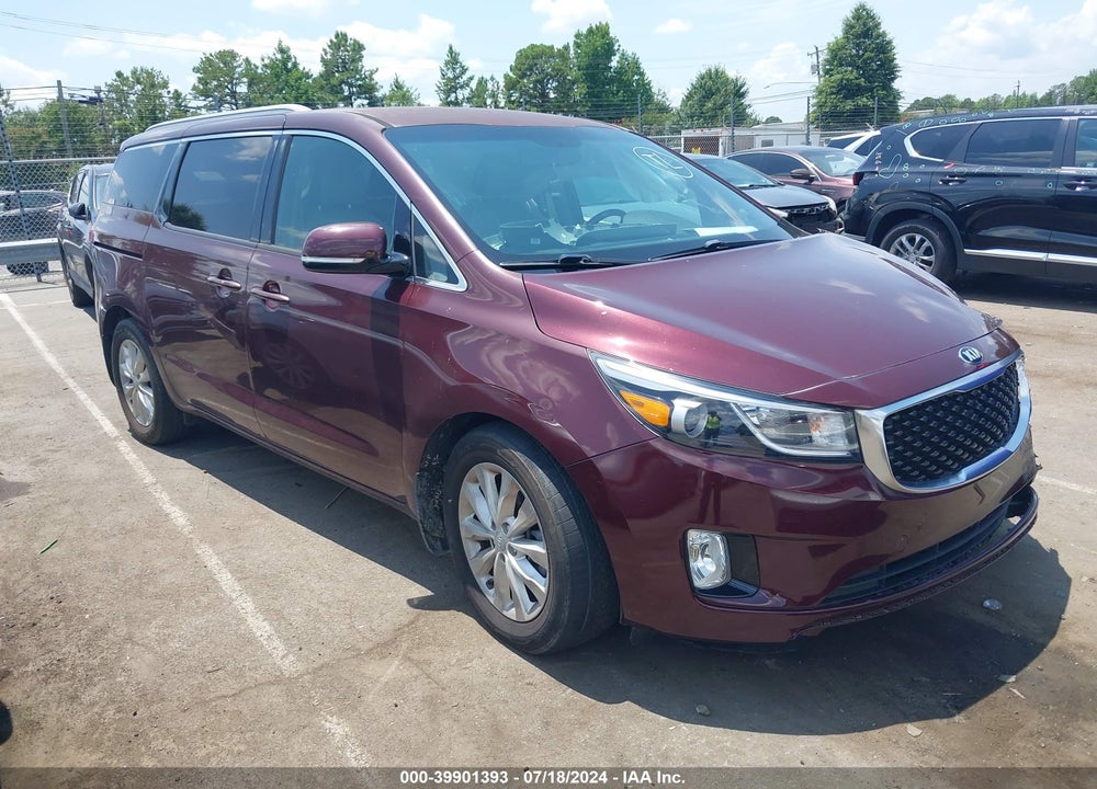 2016 KIA SEDONA EX VIN: KNDMC5C11G6159367