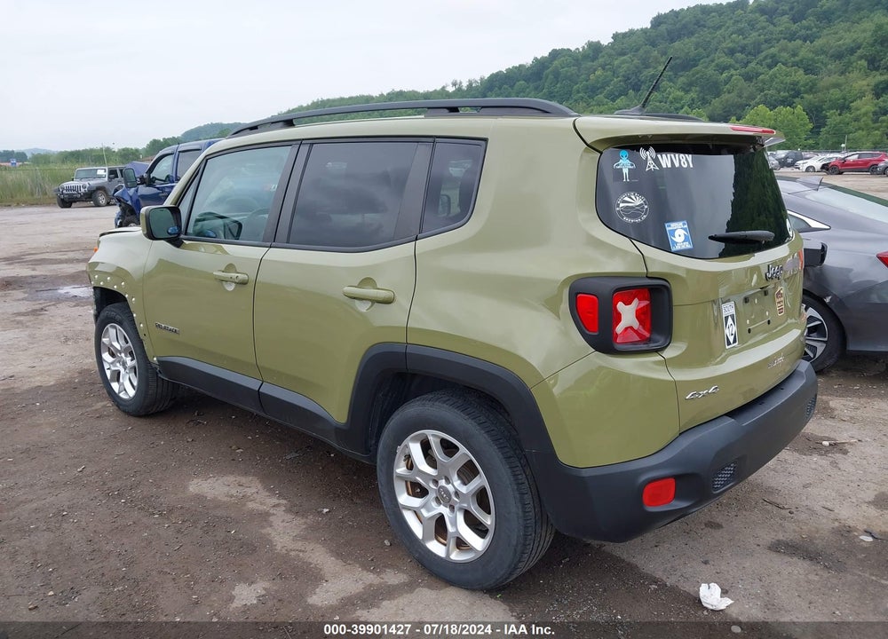 2015 JEEP RENEGADE LATITUDE VIN: ZACCJBBT1FPB38145