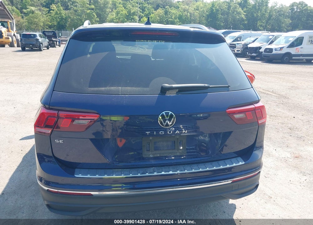 2022 VOLKSWAGEN TIGUAN 2.0T SE VIN: 3VV3B7AX9NM177339