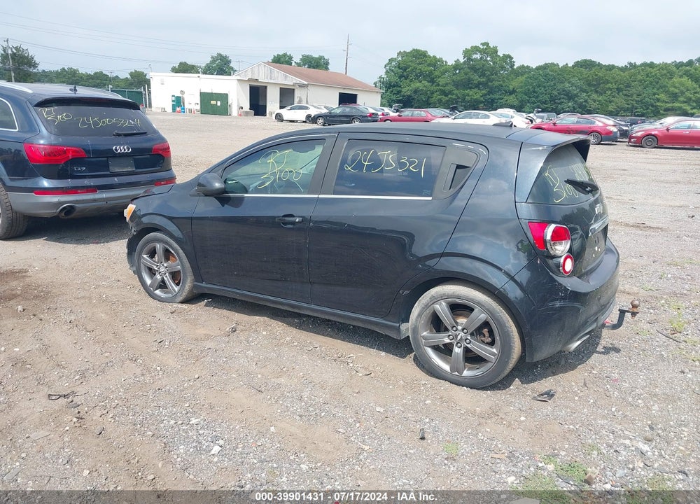 2013 CHEVROLET SONIC RS AUTO VIN: 1G1JG6SB1D4198726