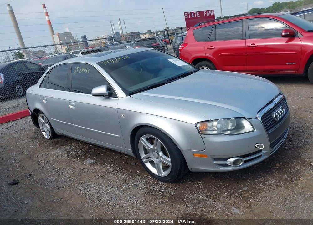 2007 AUDI A4 2.0T VIN: WAUDF78E37A183324