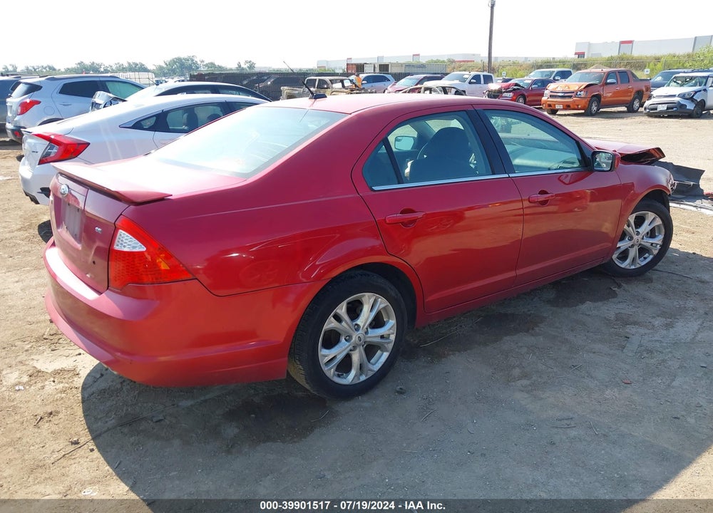 2012 FORD FUSION SE VIN: 3FAHP0HA2CR365740