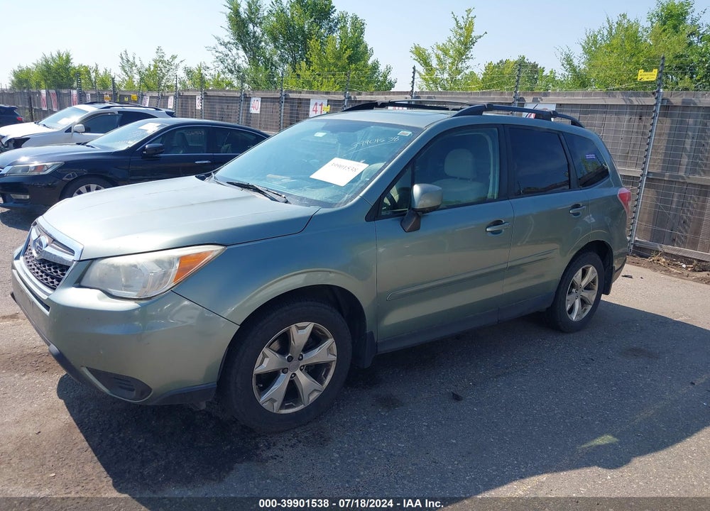 2014 SUBARU FORESTER 2.5I PREMIUM VIN: JF2SJAGC4EH498614
