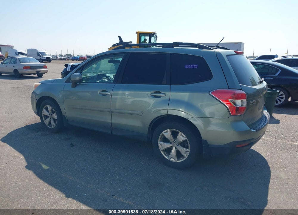 2014 SUBARU FORESTER 2.5I PREMIUM VIN: JF2SJAGC4EH498614