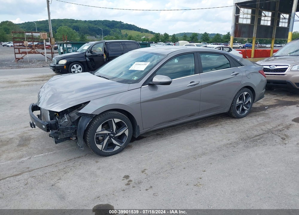 2021 HYUNDAI ELANTRA VIN: KMHLN4AG5MU155610