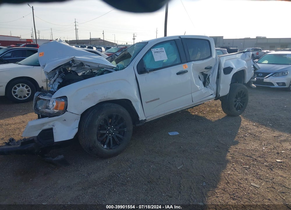 2022 GMC CANYON 2WD SHORT BOX ELEVATION STANDARD VIN: 1GTG5BEN3N1278876