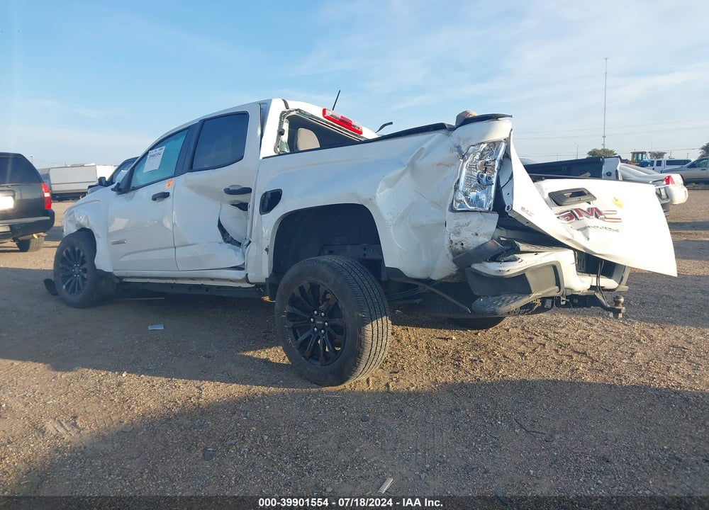 2022 GMC CANYON 2WD SHORT BOX ELEVATION STANDARD VIN: 1GTG5BEN3N1278876